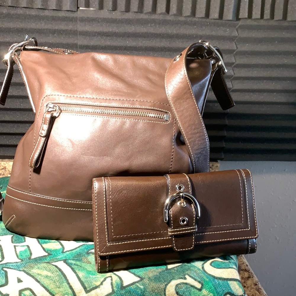 Coach medium hobo bag and Large Wallet